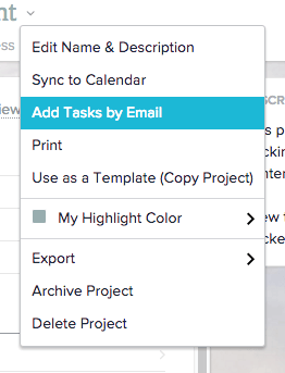 add task by email