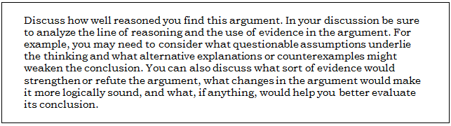 GMAT Analytical Writing: Solutions to the Real Argument Topics