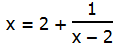 Example of solving algebraic equation with fractions if the whole equation has one denominator