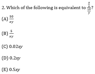 Algebraic Equation with fractions: question 2