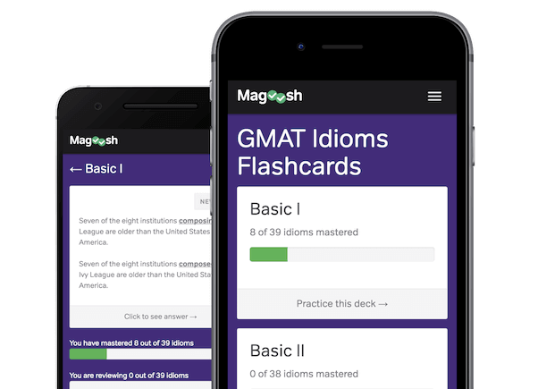 Magoosh GMAT idioms flashcards-best GMAT books and resources-magoosh