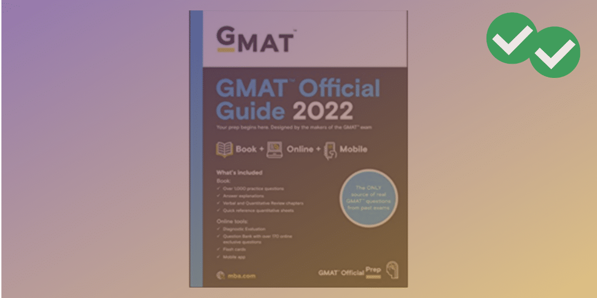 cover of the GMAT Official Guide 2022