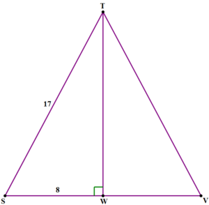 Isosceles Triangle with altitude