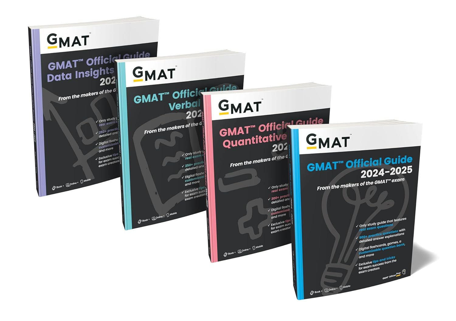 The GMAT Official Guide 4 book set
