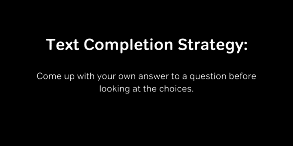 Text Completion Strategy