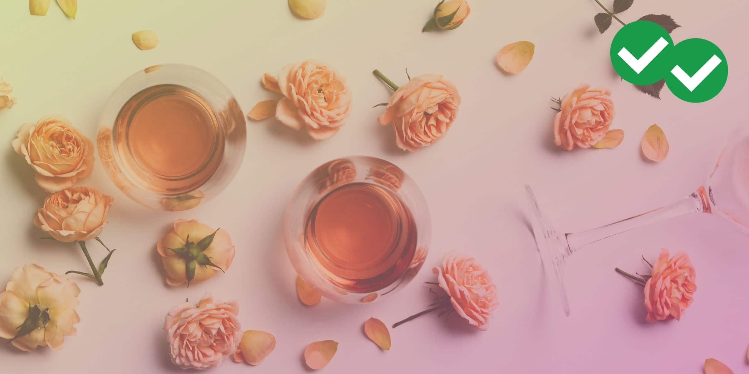 Roses and rose wine for Magoosh GRE and Moira Rose vocabulary list
