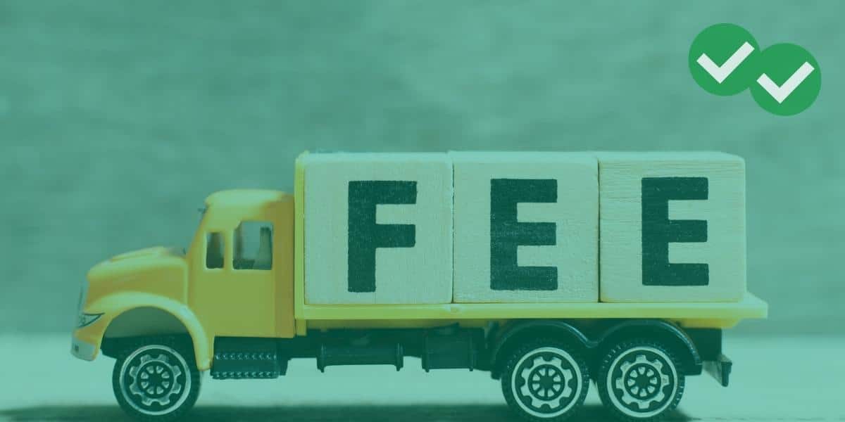 A toy truck with blocks that spell out 