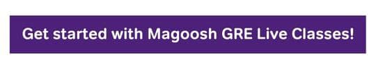 Get started with Magoosh GRE Live Classes button