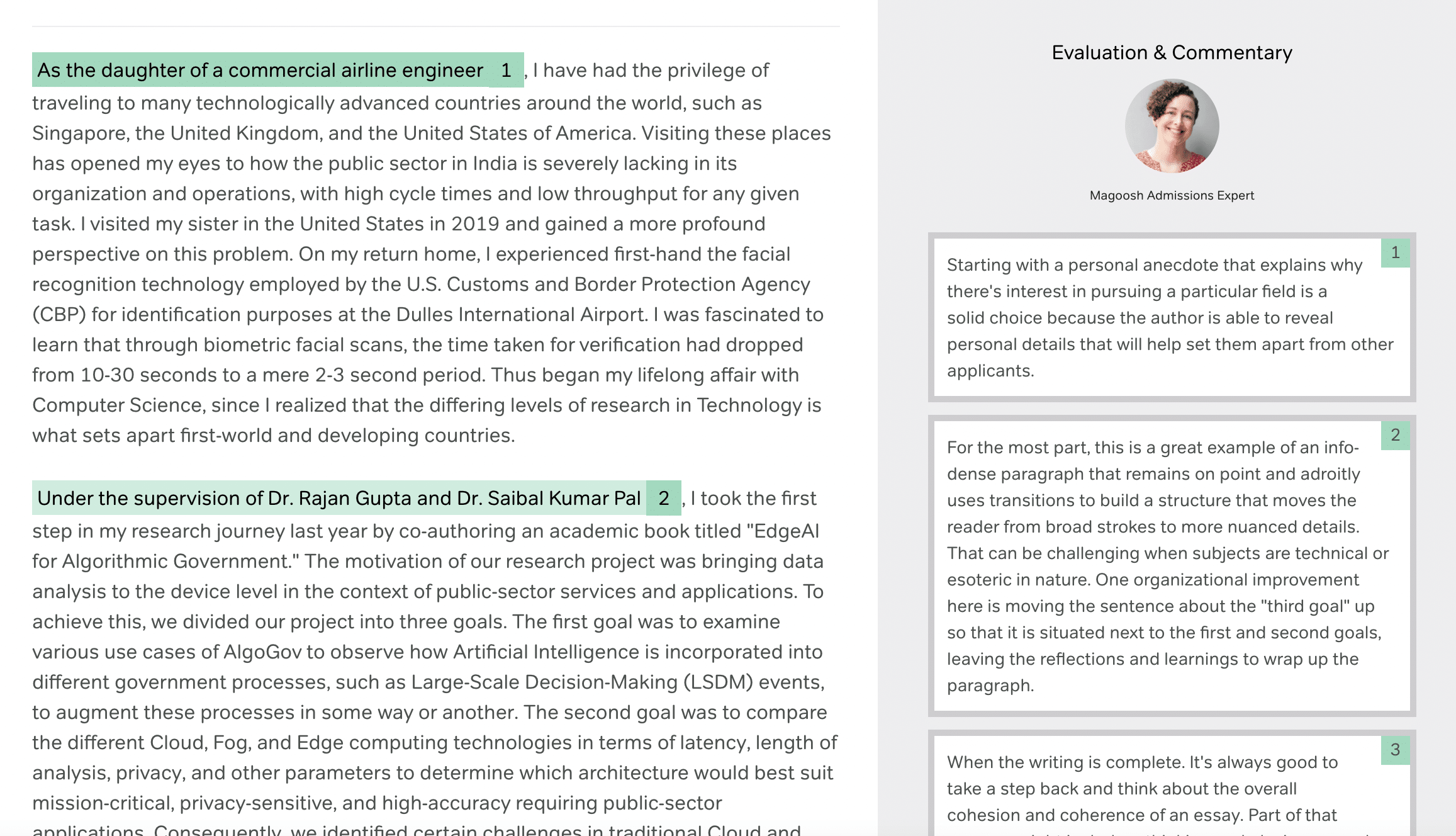 computer science personal statement structure