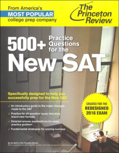 Princeton Review 500+ Practice Questions for the New SAT - book review from Magoosh