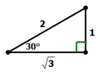 Geometric figure solving an angle