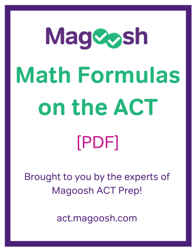 math formulas on the ACT