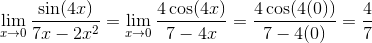 Limit Example 1 solution