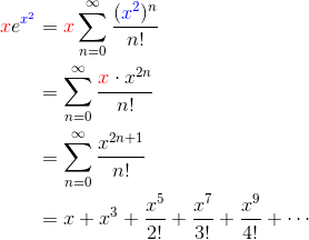 solution to Maclaurin series example