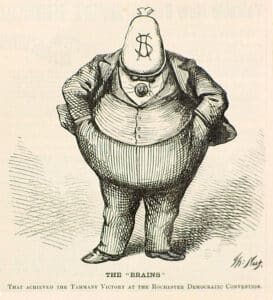 Depiction of William Tweed - APUSH Themes: Party Politics-magoosh