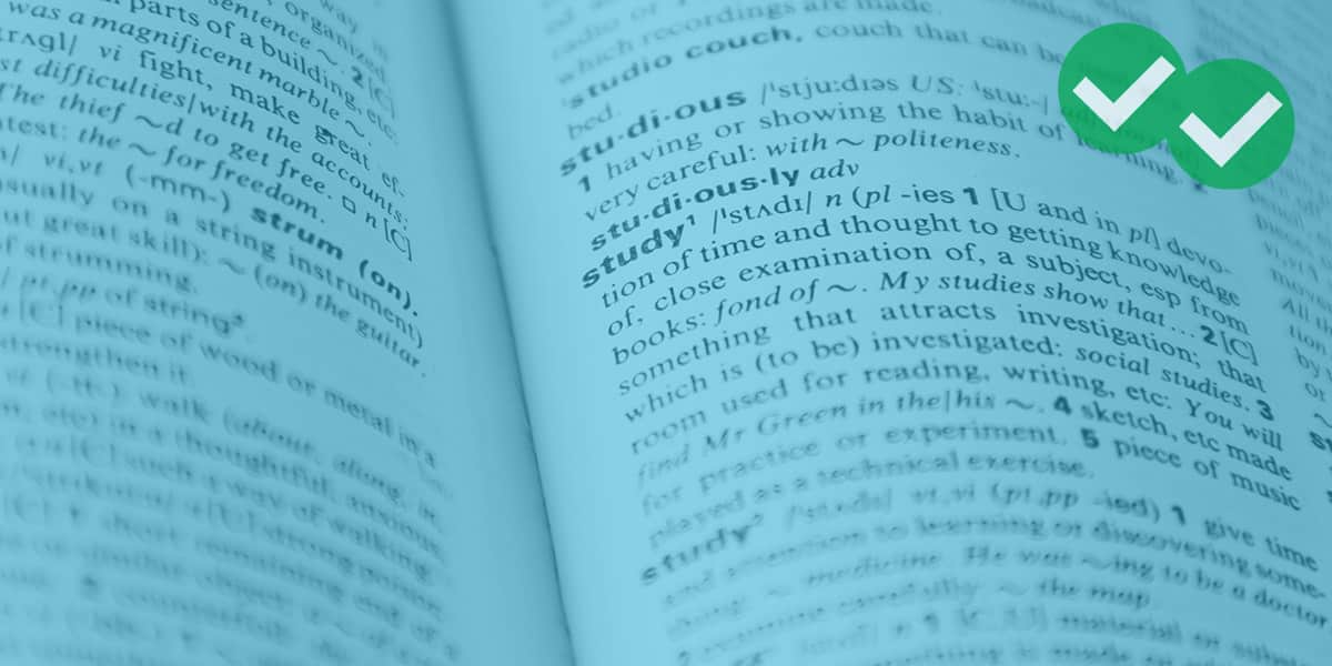 open dictionary book representing what is a good PSAT score - image by Magoosh