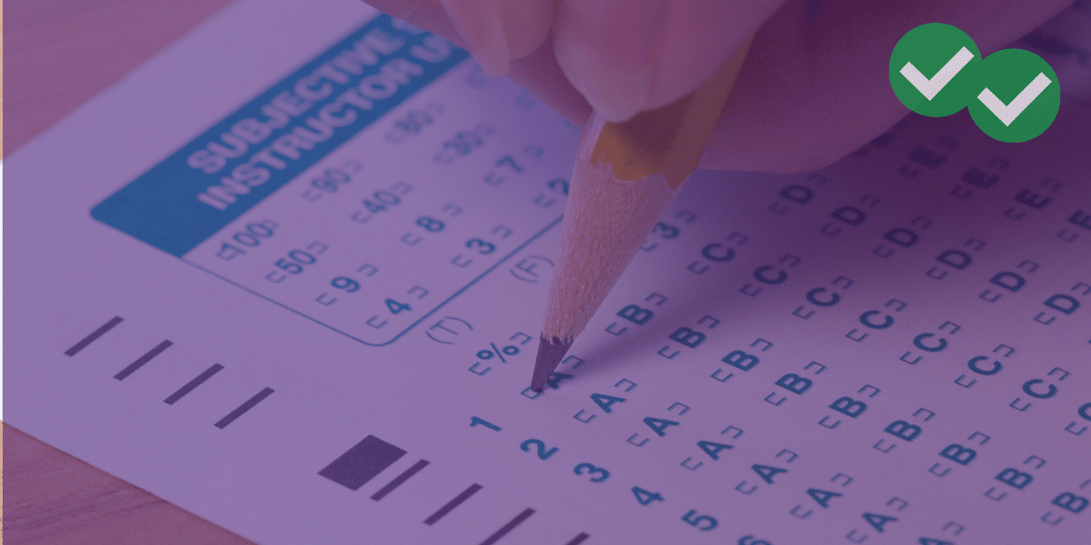 student filling out scantron with pencil to represent act to sat conversion -image by Magoosh