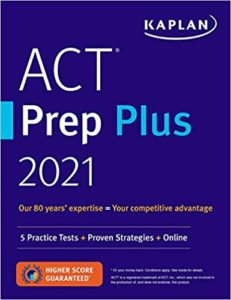 Kaplan's ACT Prep Plus cover
