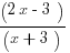 (2x-3)/(x+3)