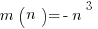 m(n) = -n^3
