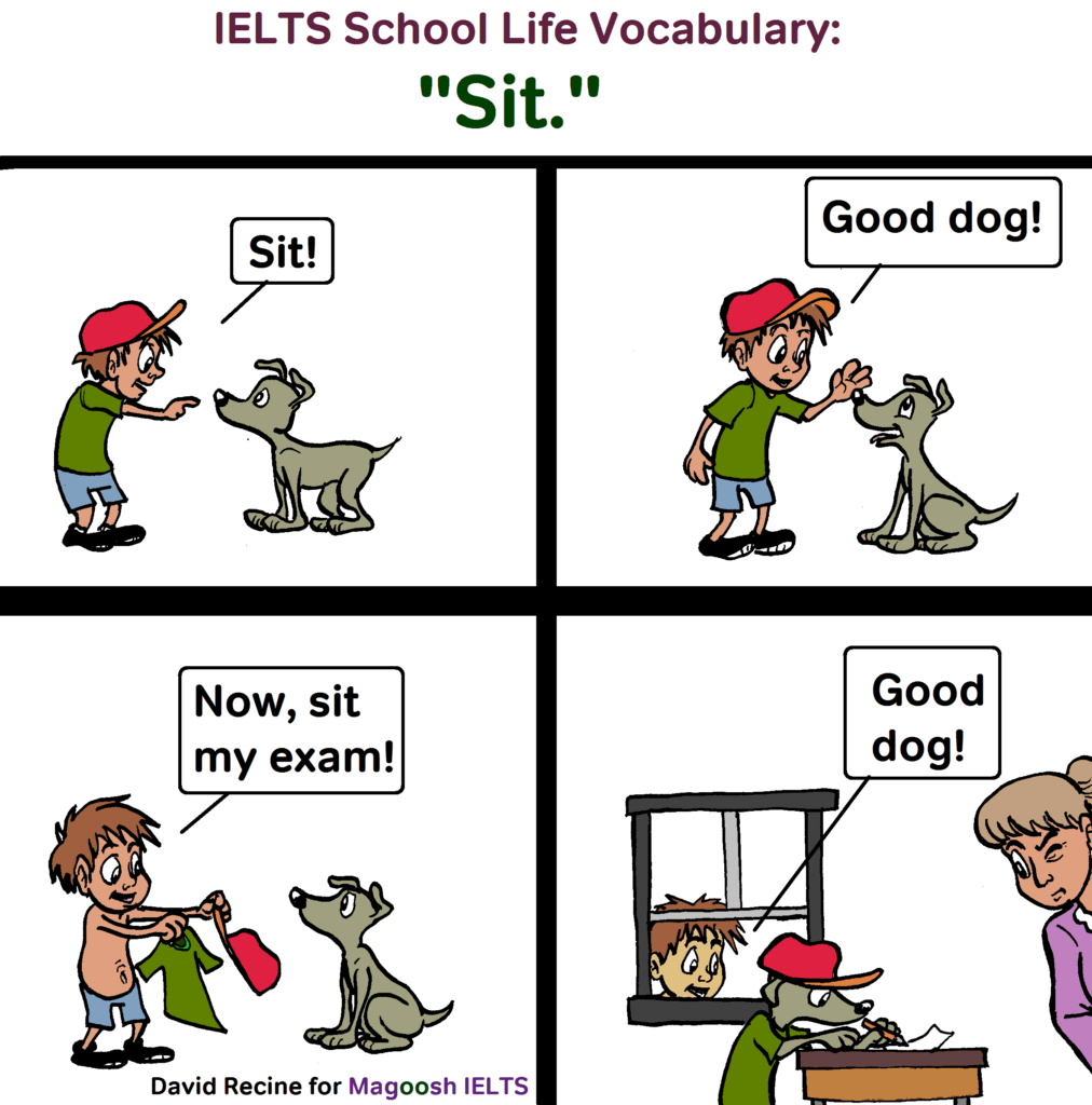 IELTS University Vocabulary - sit - magoosh