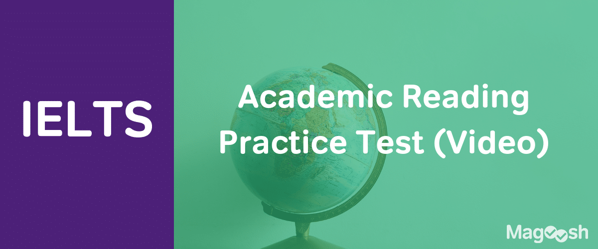 IELTS Academic Reading Practice Test (with answers!) | Video Post