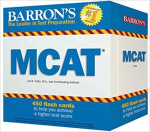 Magoosh MCAT prep books - Barron's Flash Cards