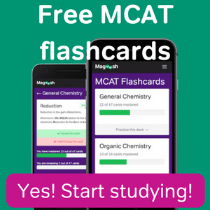 Free MCAT flashcards