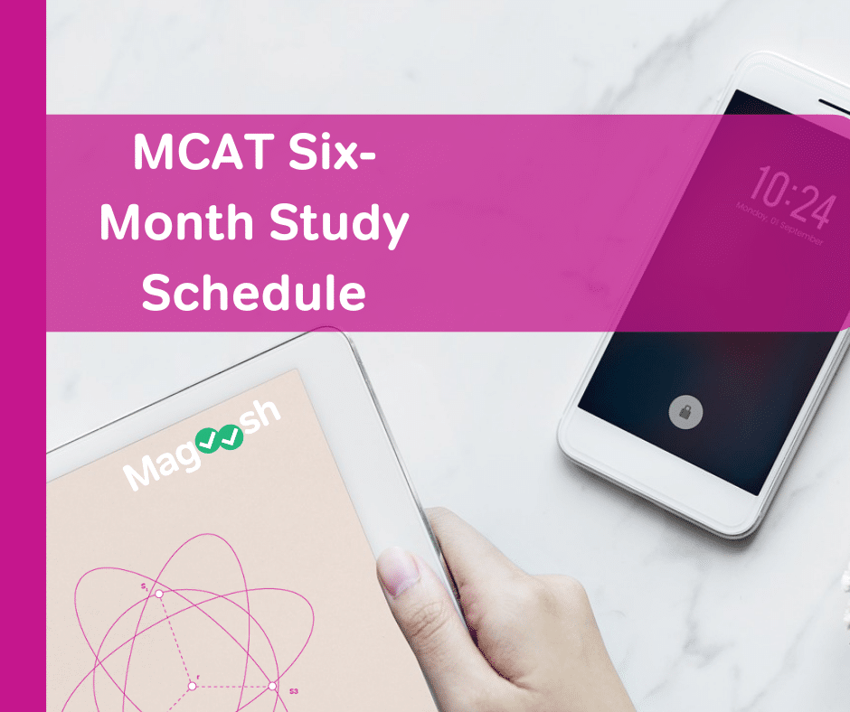 MCAT Six Month Study Schedule - Magoosh