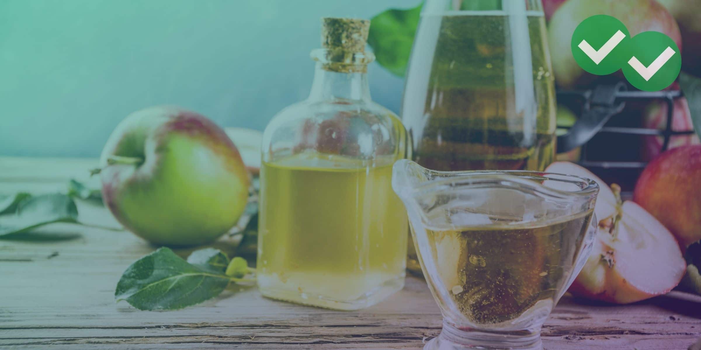 Apple and vinegar representing MCAT enzymes - image by Magoosh