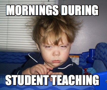 Student teaching memes, little boy having a rough morning - magoosh