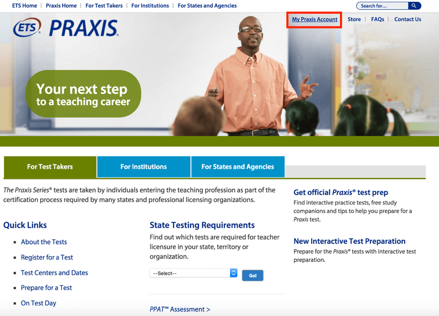 praxis-homepage-my-account-magoosh