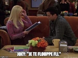 Joey and Phoebe reading lines in Friends - sat reading practice - magoosh