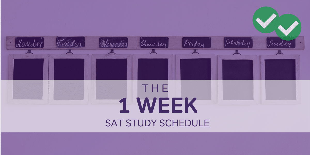 SAT Study Schedules -magoosh