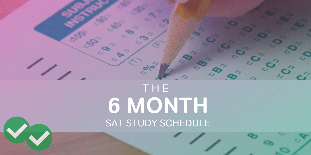 SAT Study Schedules -magoosh