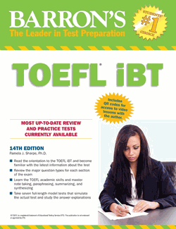 Barrons TOEFL iBT Cover Image