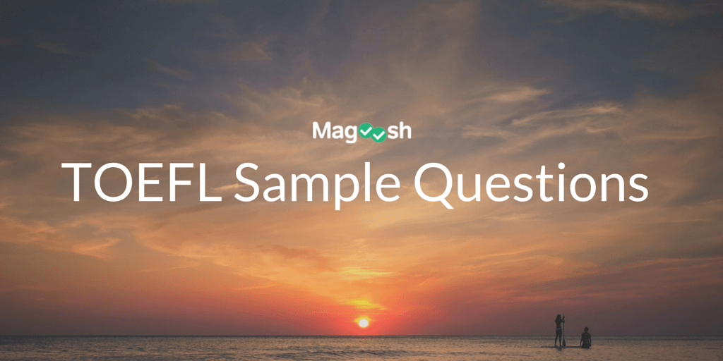 TOEFL Sample Questions