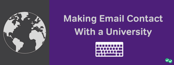 Making email contact with a university-magoosh