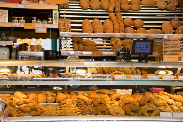 Baked goods, at a bakery
