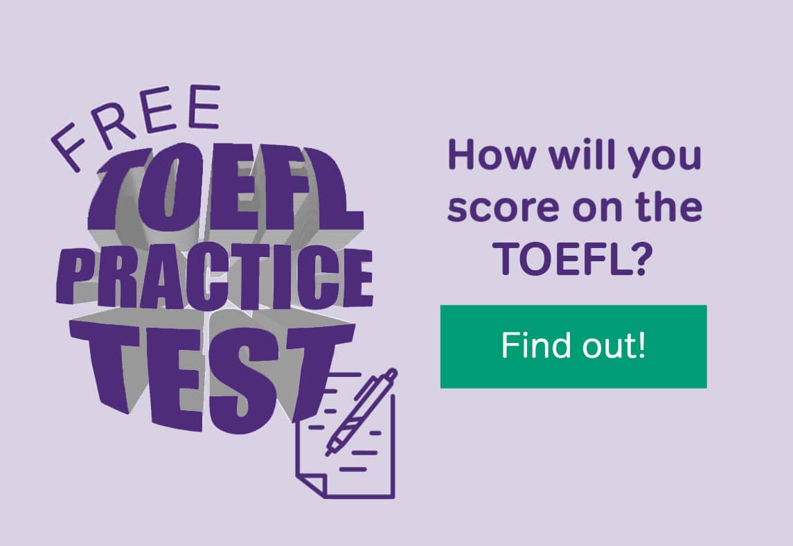 TOEFL free practice test