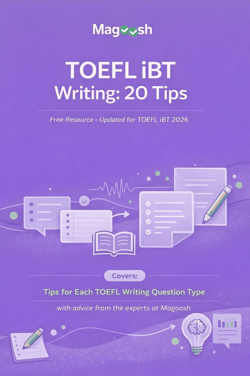 TOEFL iBT Writing: 20 Tips eBook (Updated for 2026)