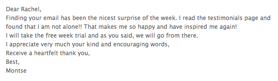 email nicest surprise of the week - inspired again